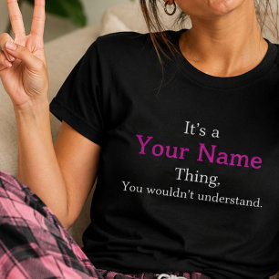 Camiseta É uma Coisa de Nome
