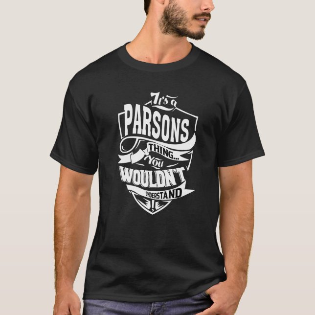 Camiseta É uma coisa de Parsons (Frente)