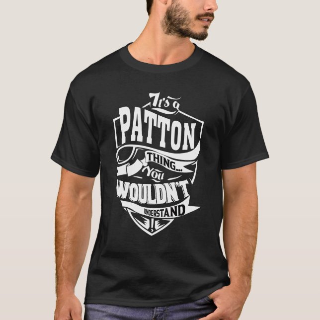Camiseta É uma coisa de Patton   (Frente)