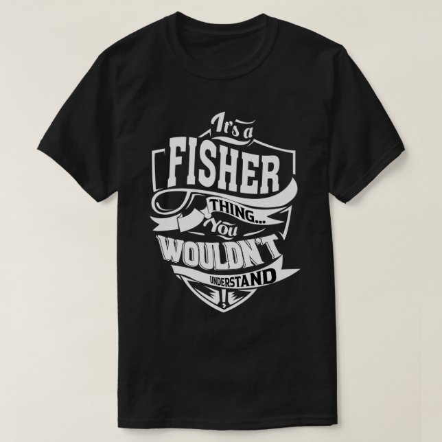 Camiseta É uma Coisa de PEIXE que Oferece Premium  (Frente do Design)