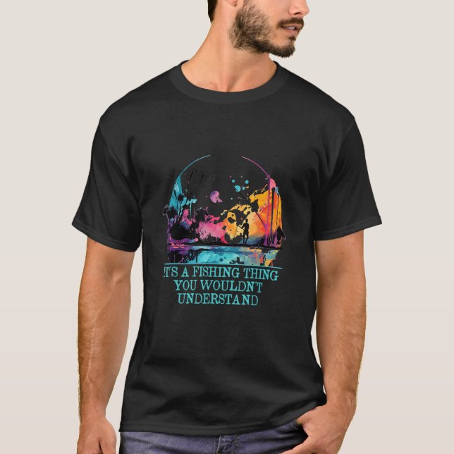 Camiseta É uma Coisa de Pesca Amigos Pescadores Amigo Pesca (Frente)