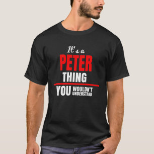 Camiseta É uma coisa de Peter que você não entenderia o nom