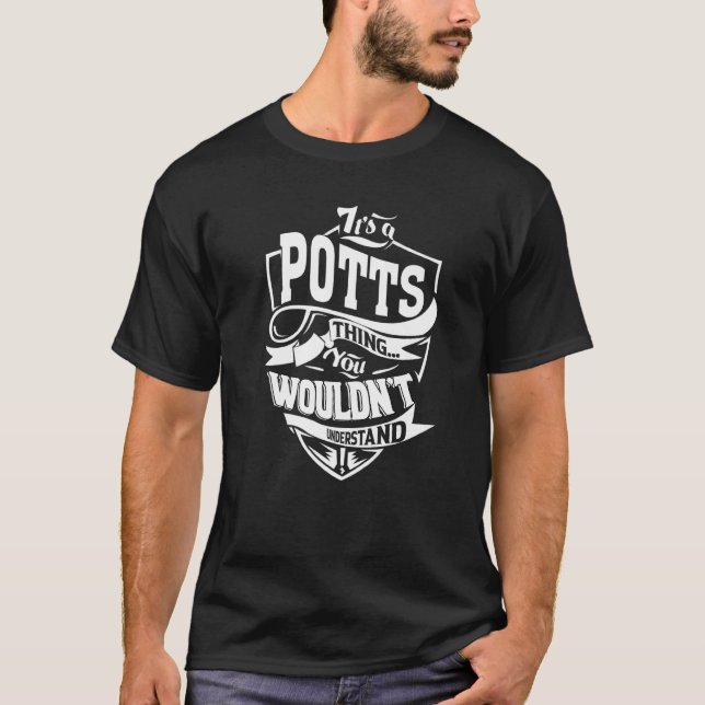 Camiseta É Uma Coisa de Potts (Frente)