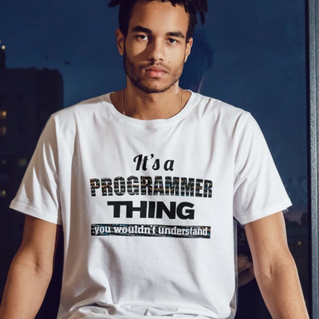 Camiseta É uma coisa de programador que você não entenderia (Criador carregado)