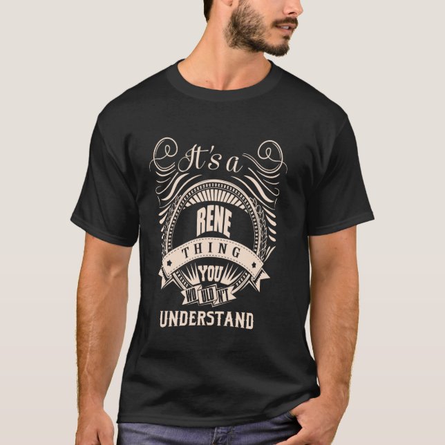 Camiseta É uma coisa de René. (Frente)