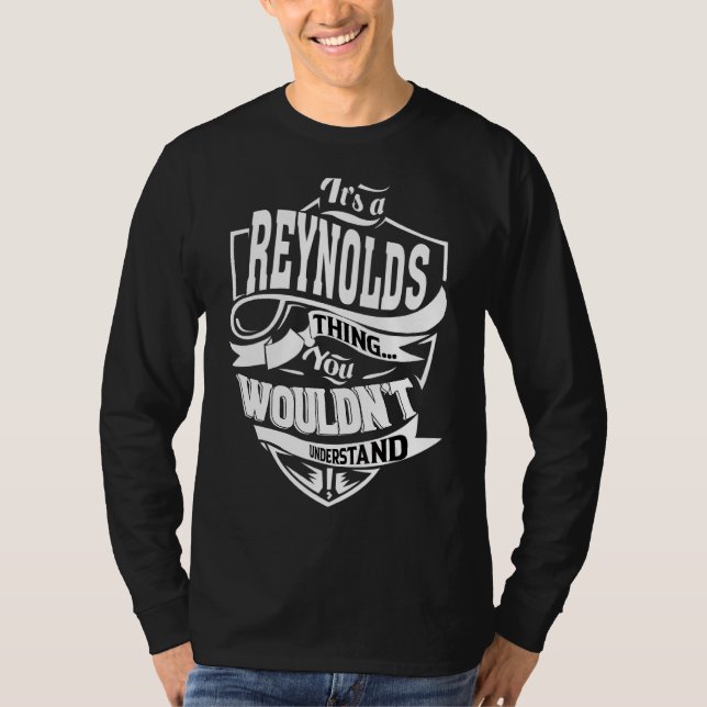 Camiseta É uma coisa de Reynolds (Frente)