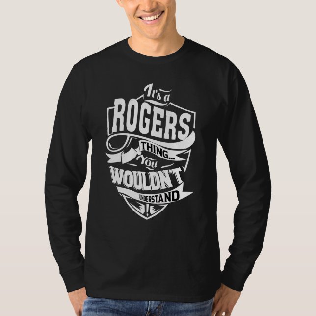 Camiseta É Uma Coisa De Rogers (Frente)