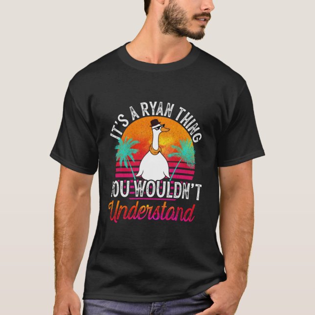 Camiseta É Uma Coisa De Ryan Que Você Não Entenderia Engraç (Frente)