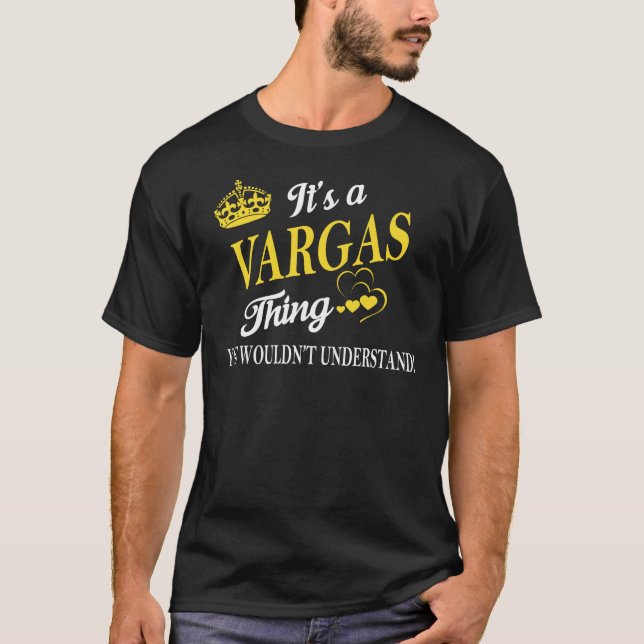 Camiseta É uma coisa de VARGAS que você não entenderia (Frente)