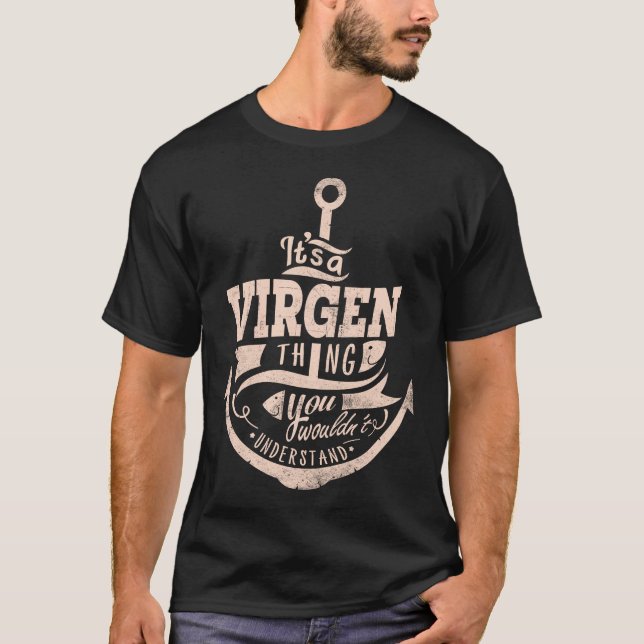Camiseta É uma coisa de VIRGEN, você não entenderia (Frente)