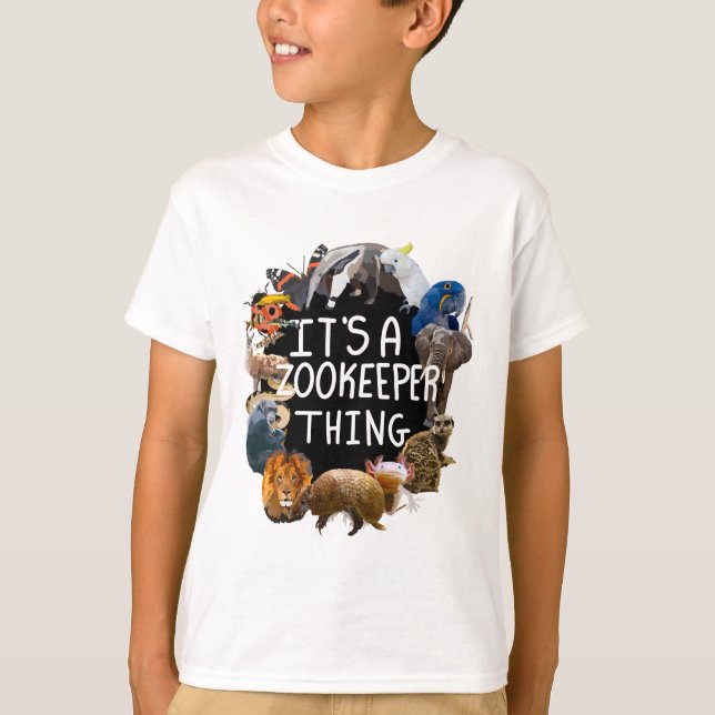 Camiseta É uma Coisa de Zookeeper (Frente)