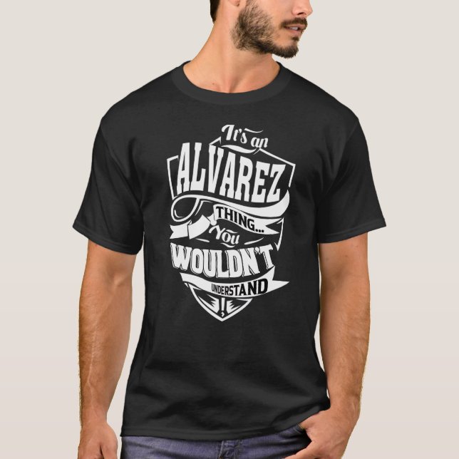 Camiseta É uma coisa do Alvarez (Frente)