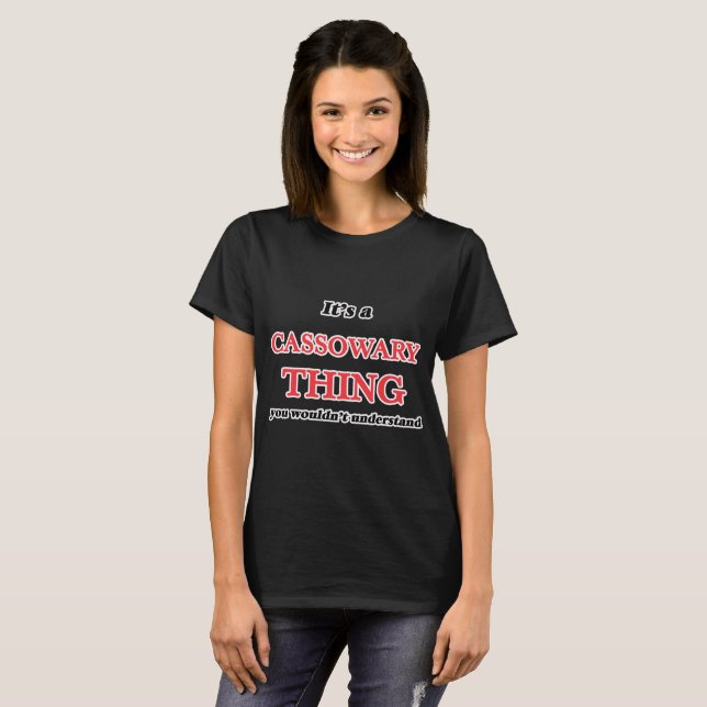 Camiseta É uma coisa do Cassowary, você não compreenderia (Frente Completa)