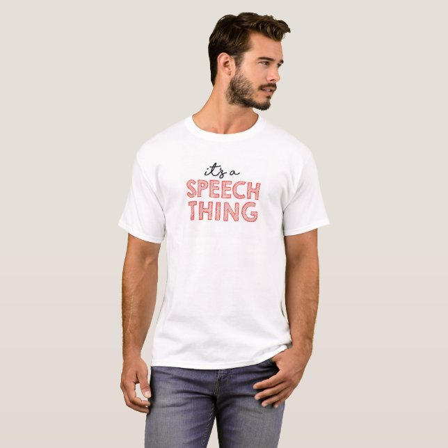 Camiseta É uma coisa do discurso (Frente Completa)