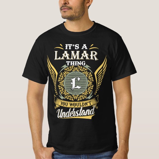 Camiseta É uma coisa do Lamar que você não entenderia (Frente)