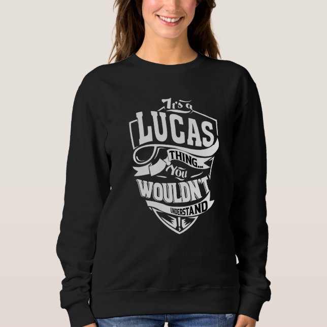 Camiseta É uma coisa do Lucas (Frente)