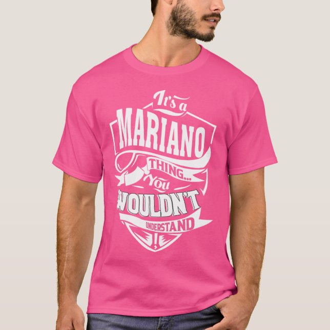 Camiseta É uma coisa do MARIANO (Frente)