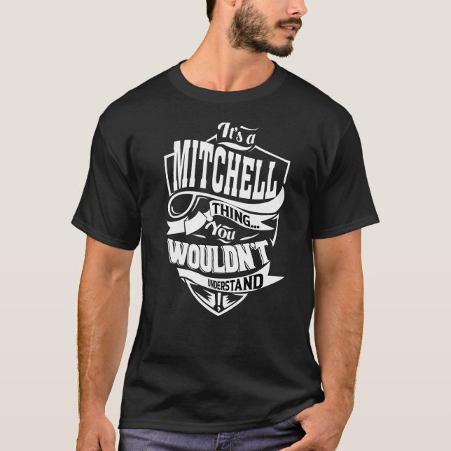 Camiseta É uma coisa do Mitchell (Frente)