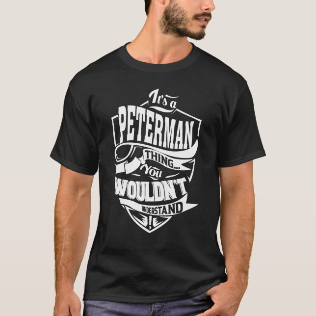 Camiseta É uma coisa do PETERMAN (Frente)