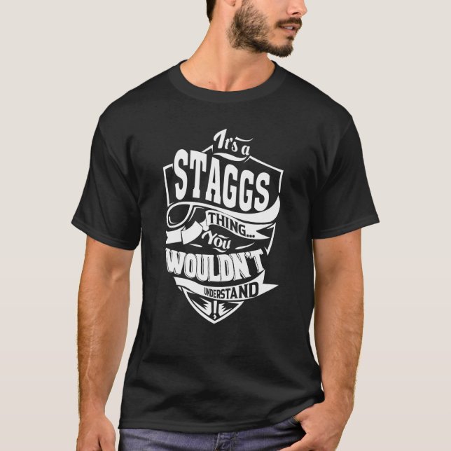 Camiseta É uma coisa do STAGGS (Frente)