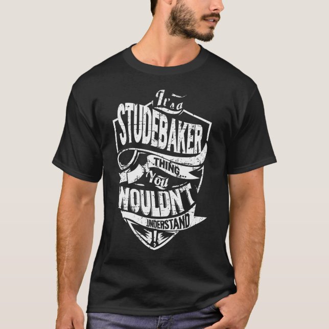 Camiseta É uma coisa do STUDEBAKER (Frente)
