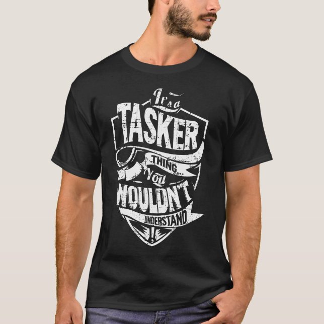 Camiseta É uma Coisa do TASKER (Frente)