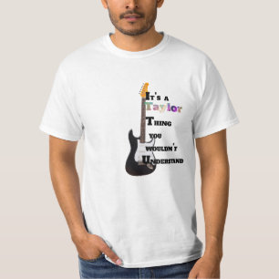 Camiseta É uma coisa do Taylor que você não entenderia engr