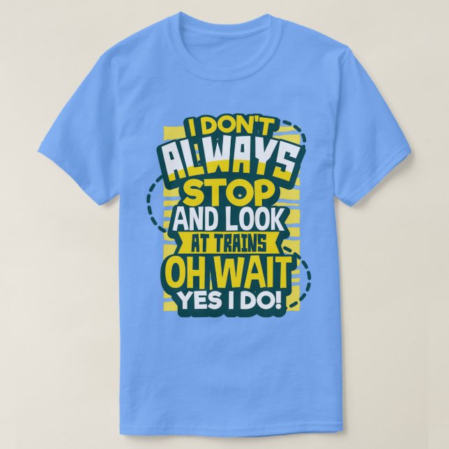 Camiseta É uma coisa do trem (Frente do Design)