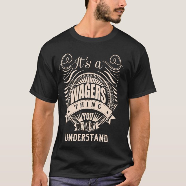 Camiseta É uma coisa dos WAGERS (Frente)