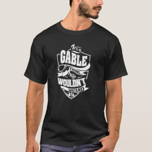 Camiseta É uma coisa GABLE