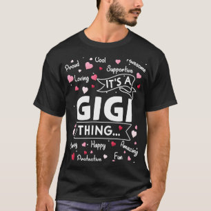 Camiseta É uma coisa gigante que diz a vovó bonita da