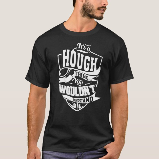 Camiseta É uma Coisa HOUGH (Frente)