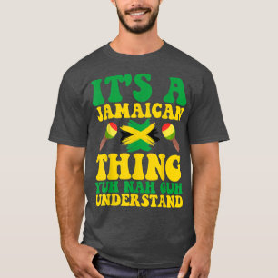 CAMISETA É UMA COISA JAMAICANA YUH NAH GUH ENTENDE JAMAIC