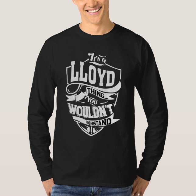 Camiseta É uma Coisa Lloyd (Frente)