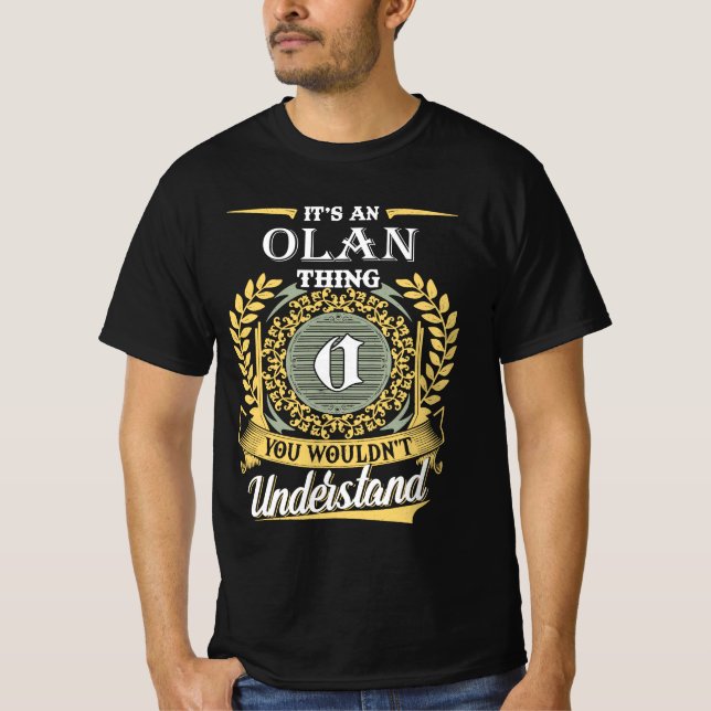 Camiseta É Uma Coisa Olan Que Você Não Pode Entender (Frente)