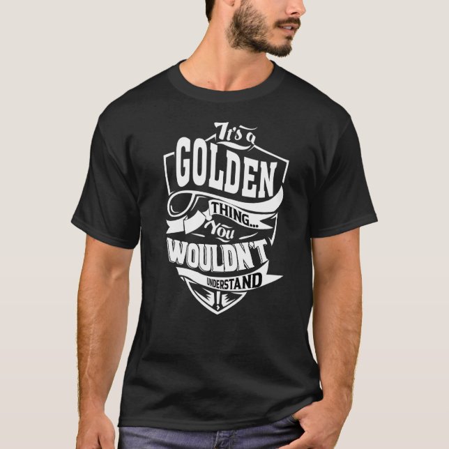 Camiseta É uma coisa Ouro (Frente)