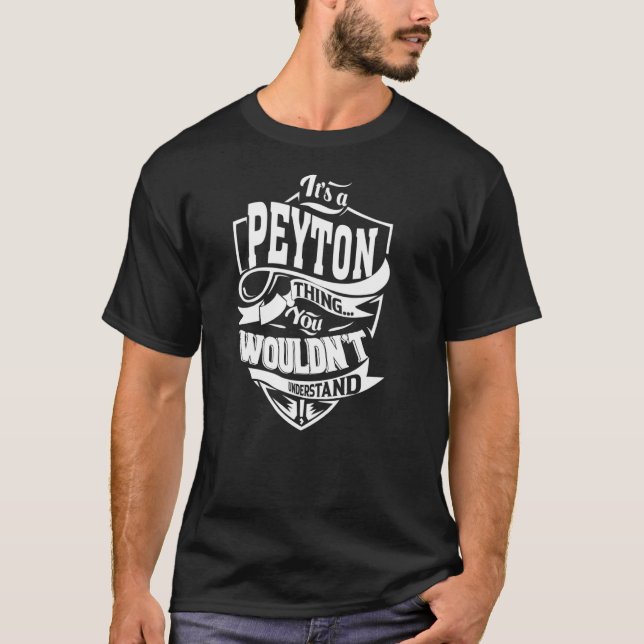 Camiseta É uma coisa PEYTON (Frente)