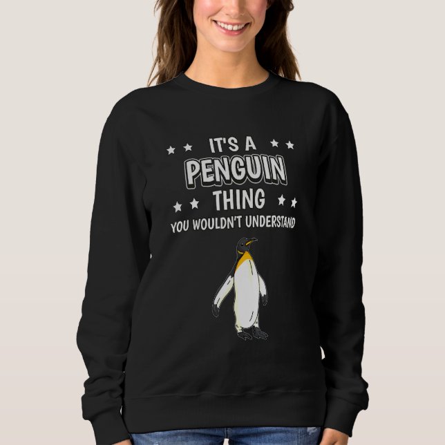 Camiseta É Uma Coisa Pinguim Que Cita Pinguins De Pássaros (Frente)
