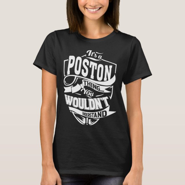 Camiseta É uma Coisa POSTON (Frente)