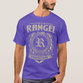 Camiseta É uma coisa RANGEL que você não entenderia o nome 