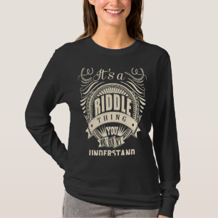 Camiseta É uma coisa RIDDLE que você não entenderia