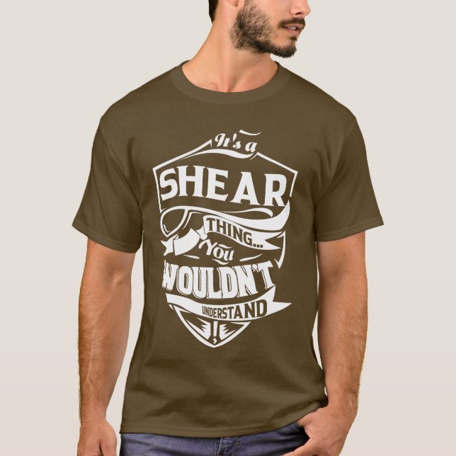 Camiseta É uma coisa SHEAR que você não entenderia (Frente)