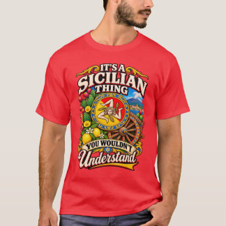 Camiseta É uma coisa siciliana que você não entenderia