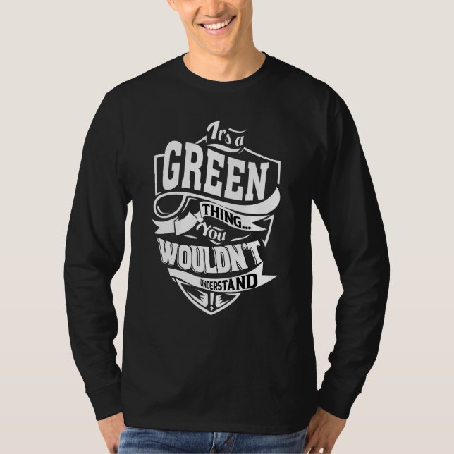 Camiseta É uma coisa verde (Frente)