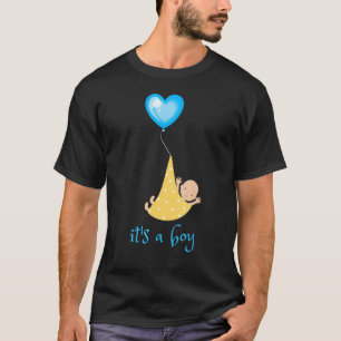 Camiseta É uma festa de sexo de menino gravidez Motif de me