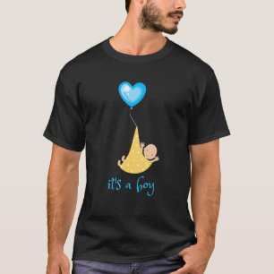 Camiseta É uma festa de sexo de menino gravidez Motif de me