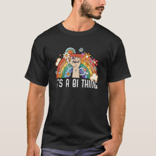 Camiseta É uma grande coisa Bissexual Orgulho Arco-Íris Bis