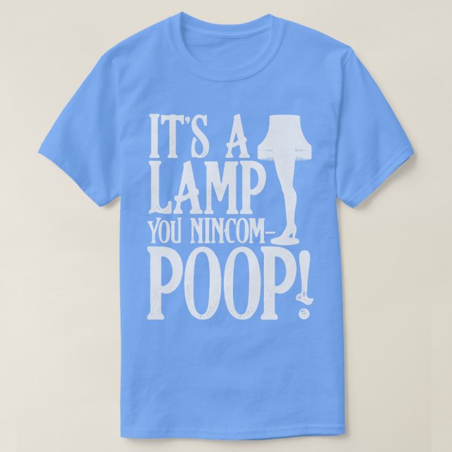 Camiseta É uma Lâmpada Seu Simplório (Frente do Design)