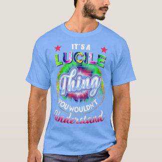 Camiseta É uma Lucile Thing Tie Dye 60s 70s Hippie Lucile