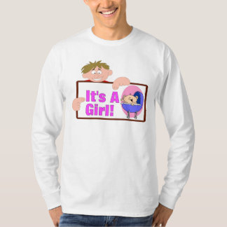 Camiseta É uma menina